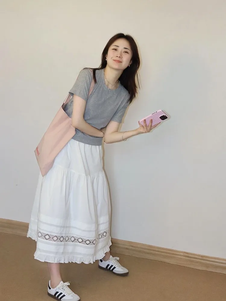 Korean Style Chic Artistic Milk Series Summer Slimming Business Lady Dress Set Fashionable Goddess Style Short Sleeve Dress
Korean Style Chic Artistic Milk Series Summer Slimming Business Lady Dress Set Fashionable Goddess Style Short Sleeve Dress