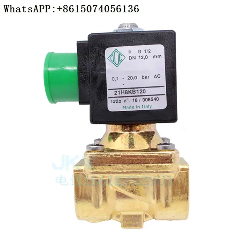 Двухходовой электромагнитный клапан ODE i-mport 21H8KB120 21H8KV120 нормально закрытый BDA VDE для воздуха и воды.
Двухходовой электромагнитный клапан ODE i-mport 21H8KB120 21H8KV120 нормально закрытый BDA VDE для воздуха и воды.
