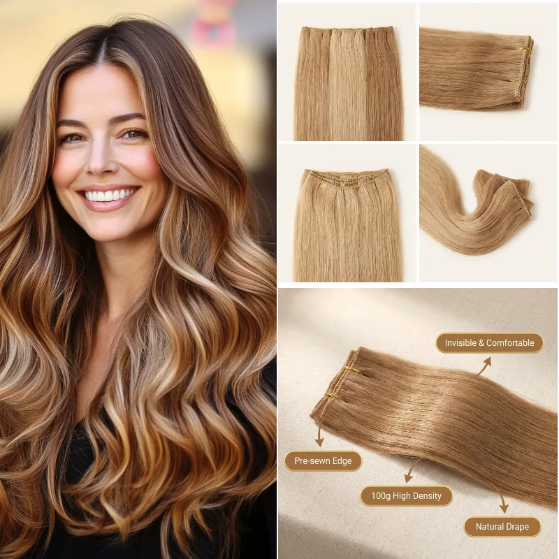 Human Virgin Hair Super Genius Weft 22inch 100g #TBF #TTA Pre Sewn Hair Wig High Density & Invisible Wholesale Dropship
Human Virgin Hair Super Genius Weft 22inch 100g #TBF #TTA Pre Sewn Hair Wig High Density & Invisible Wholesale Dropship