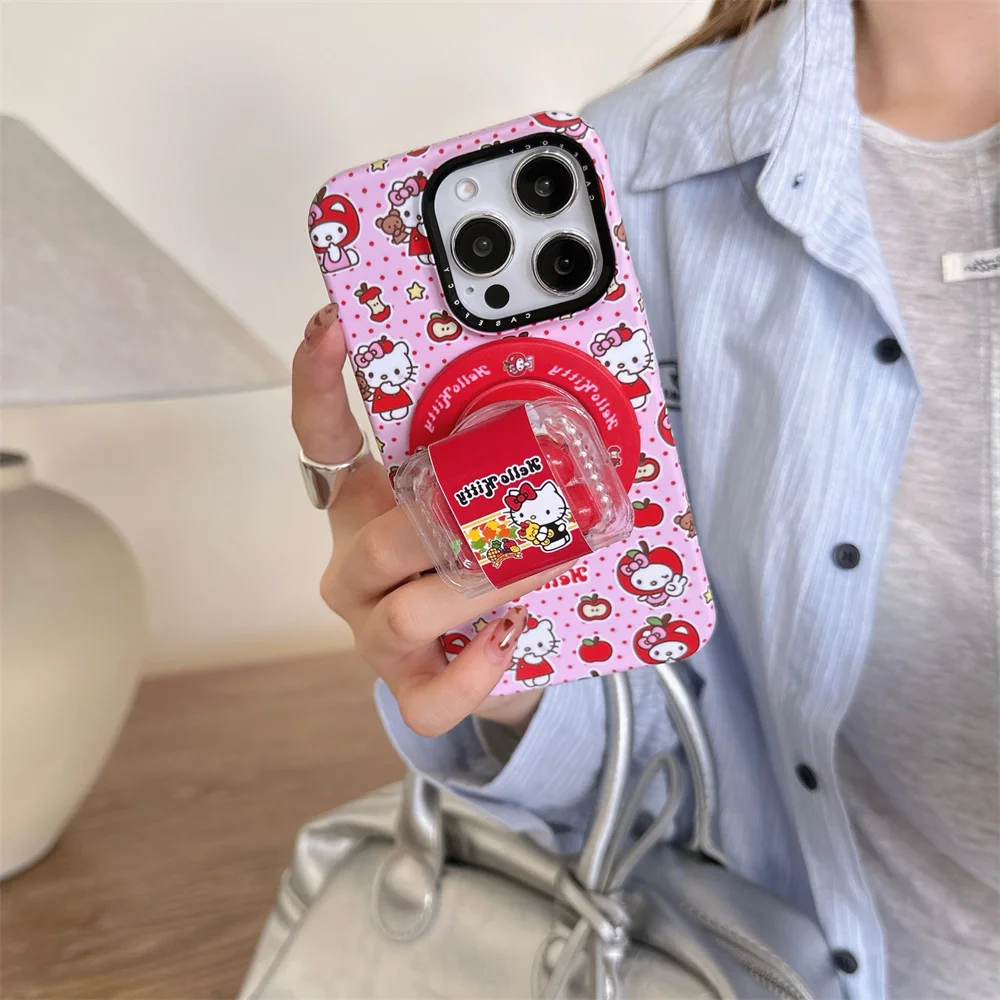 INS Fashion Polka Dot 3D Hellokitty Magnetic Holder Mobile Case for iPhone 16 14 15 Pro Max Fundas For Magsafe Stand Case For 15
INS Fashion Polka Dot 3D Hellokitty Magnetic Holder Mobile Case for iPhone 16 14 15 Pro Max Fundas For Magsafe Stand Case For 15