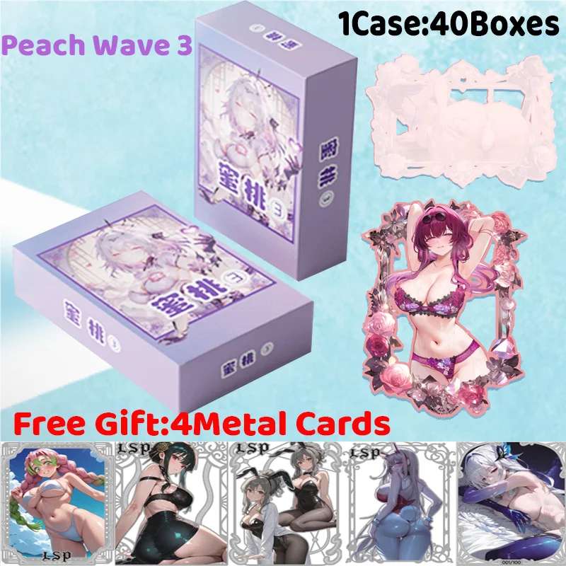 Honey Peach Wave 3 Rose Gold Metal Card Collection Card Rare Collection Sexy Waifu Cards ACG Girls Booster Box Hobbies Gifts
Honey Peach Wave 3 Rose Gold Metal Card Collection Card Rare Collection Sexy Waifu Cards ACG Girls Booster Box Hobbies Gifts