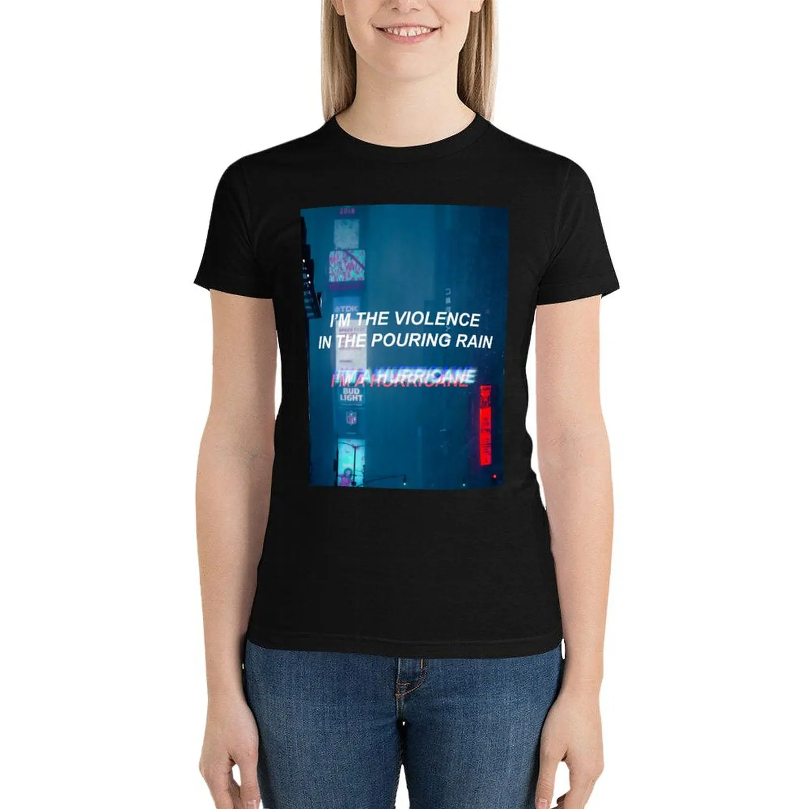 Halsey Hurricane T-Shirt female graphics funny korean fashion black t-shirts for Women
Halsey Hurricane T-Shirt female graphics funny korean fashion black t-shirts for Women