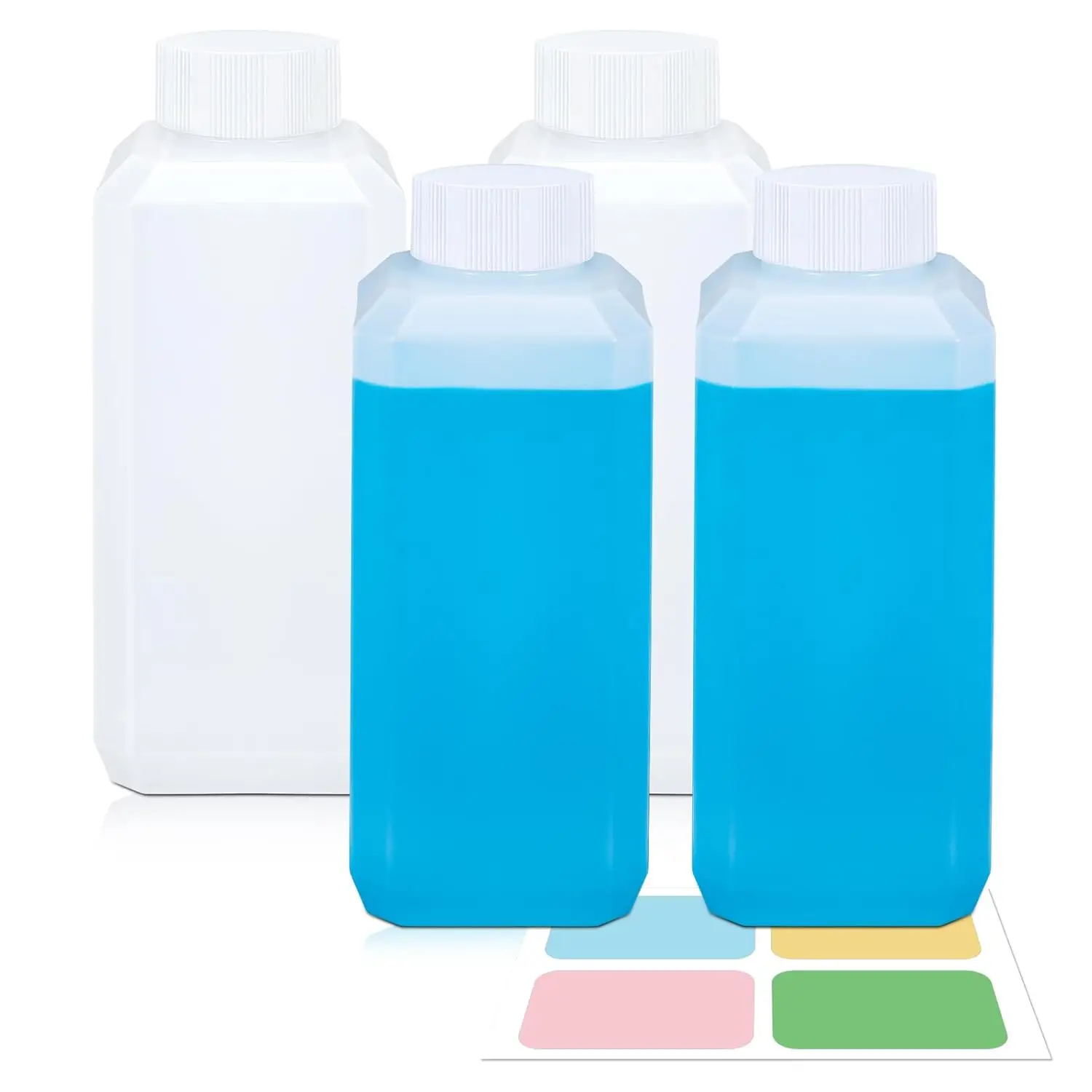 8oz Leak Proof Plastic Bottles with Caps, Reusable Small Pill Storage Containers for Travel, Lab, Home (4 Pack Translucent)
8oz Leak Proof Plastic Bottles with Caps, Reusable Small Pill Storage Containers for Travel, Lab, Home (4 Pack Translucent)
