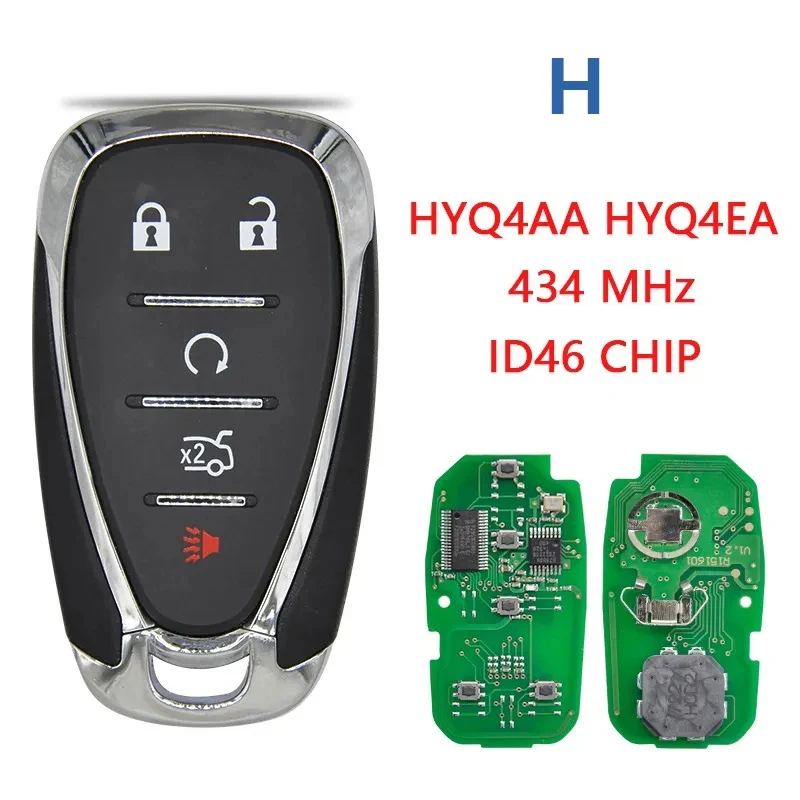 CN014108 Aftermarket Smart Car Key For Chevrolet Camaro Equinox Cruze Malibu Spark Fob HYQ4EA HYQ4AA ID46 PCF7952 315Mhz/434MHZ
CN014108 Aftermarket Smart Car Key For Chevrolet Camaro Equinox Cruze Malibu Spark Fob HYQ4EA HYQ4AA ID46 PCF7952 315Mhz/434MHZ