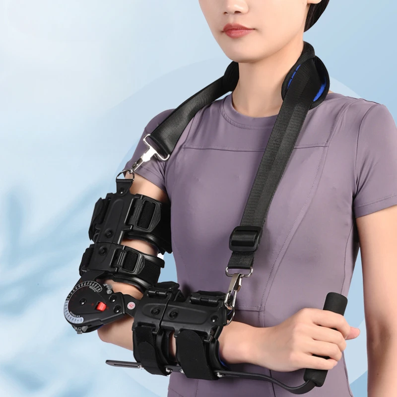 Adjustable Rehabilitation Elbow Joint Fixation Brace Shoulder Arm Sling Forarm Braces Support Splint Orthotics Band Pad Unisex
Adjustable Rehabilitation Elbow Joint Fixation Brace Shoulder Arm Sling Forarm Braces Support Splint Orthotics Band Pad Unisex