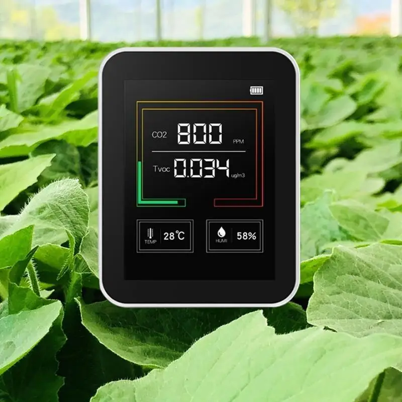 H58B CO2 Carbon Dioxide Detector Indoor Air Quality Monitor Portable CO2 Monitor Tester for Carbon Dioxide Temperature TVOC
H58B CO2 Carbon Dioxide Detector Indoor Air Quality Monitor Portable CO2 Monitor Tester for Carbon Dioxide Temperature TVOC