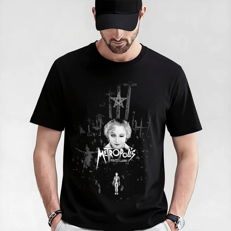Fritz lang Germany Movie Metropolis Gift t shirt 0521 Cyberpunk Sci-fi Maria Graphic shirt Short Sleeve All size Tee S-6XL
Fritz lang Germany Movie Metropolis Gift t shirt 0521 Cyberpunk Sci-fi Maria Graphic shirt Short Sleeve All size Tee S-6XL
