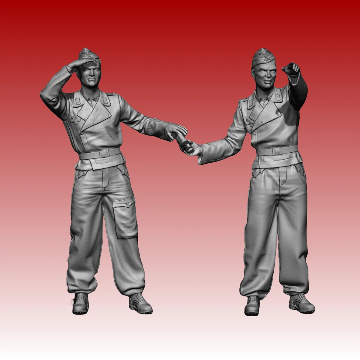 1/35 resin unpainted model kit, military theme, WWII German tank crew unassembled and unpainted GK
1/35 resin unpainted model kit, military theme, WWII German tank crew unassembled and unpainted GK