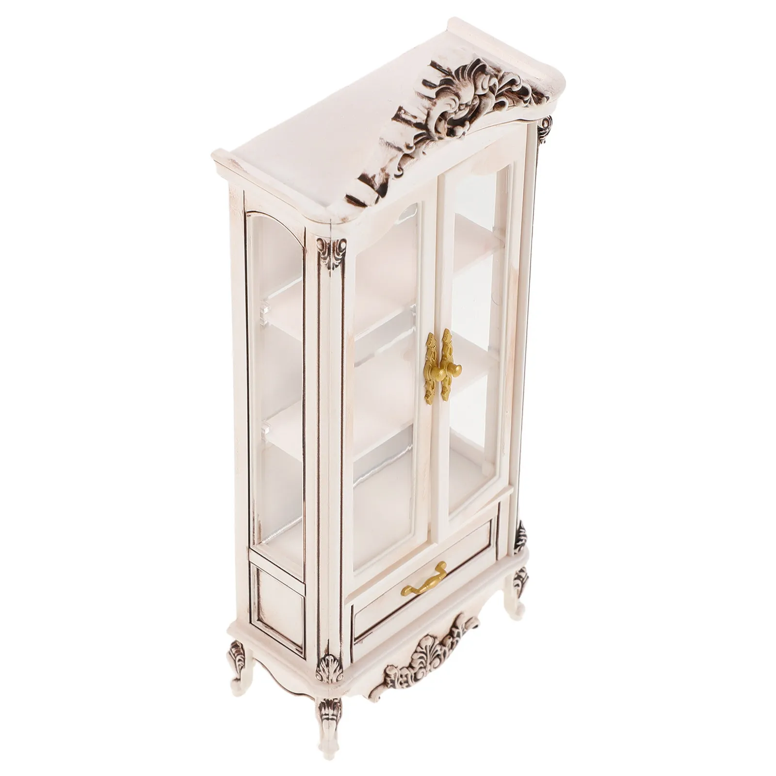 Mini Cabinet Double Door Exquisite European Style Tiny Furniture for Dollhouse Living Room Miniature Wood Cabinet
Mini Cabinet Double Door Exquisite European Style Tiny Furniture for Dollhouse Living Room Miniature Wood Cabinet