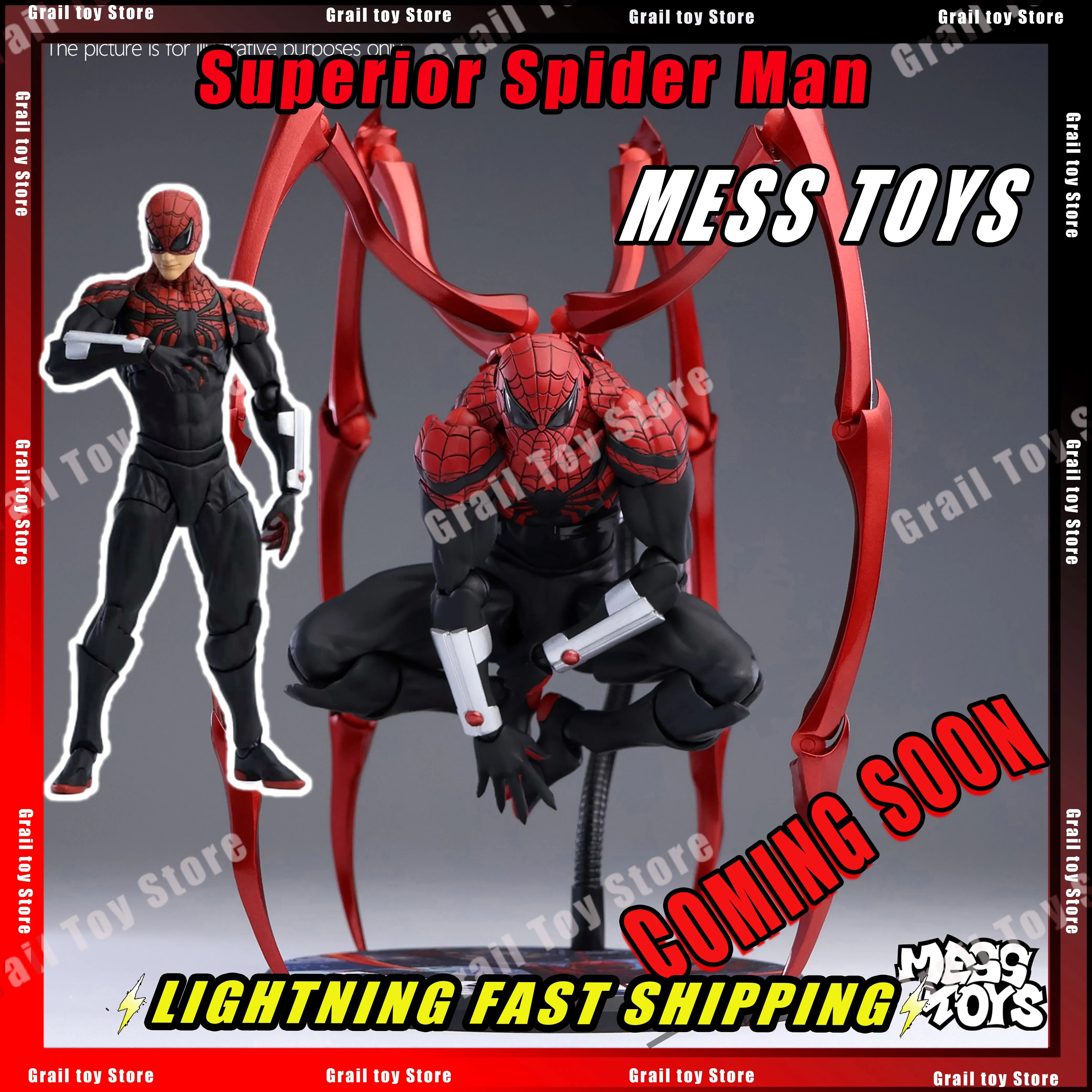 Hot Selling Mess toys Premium SpiderMan Messtoys Spider Man Doctor Octopus Peter Parker Neighbor Anime Action Figures Gift Toys
Hot Selling Mess toys Premium SpiderMan Messtoys Spider Man Doctor Octopus Peter Parker Neighbor Anime Action Figures Gift Toys