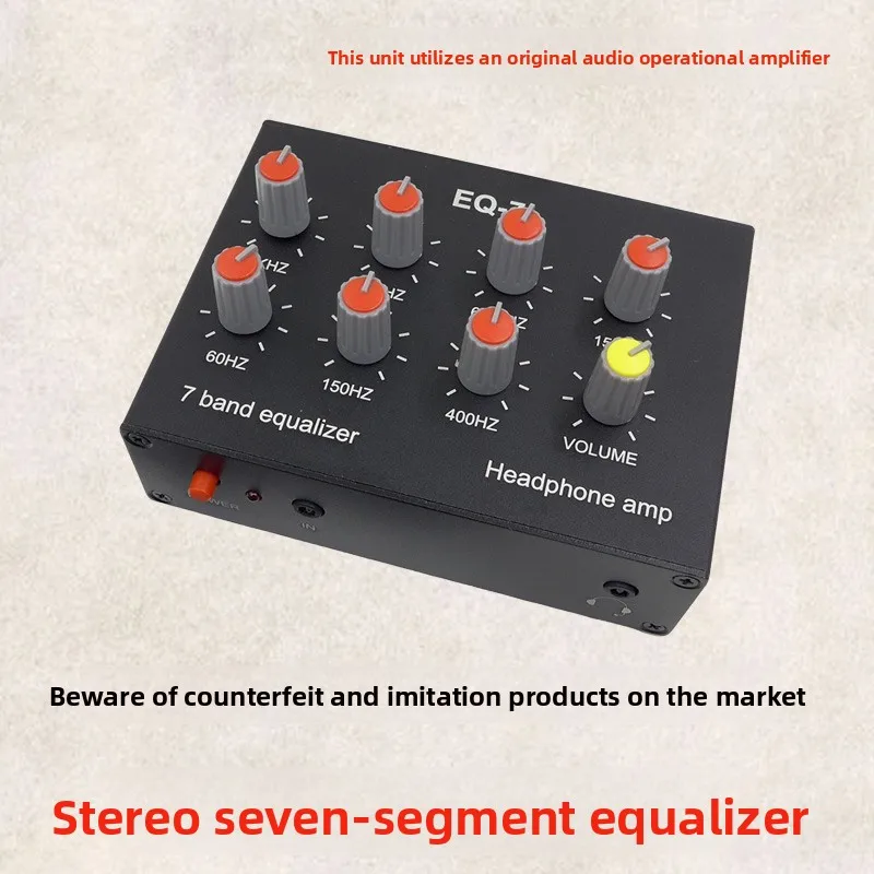 Stereo 7-band equalizer tone high, middle and low bass adjustment audio mobile phone headphone amplifier audio preamplifier
Stereo 7-band equalizer tone high, middle and low bass adjustment audio mobile phone headphone amplifier audio preamplifier