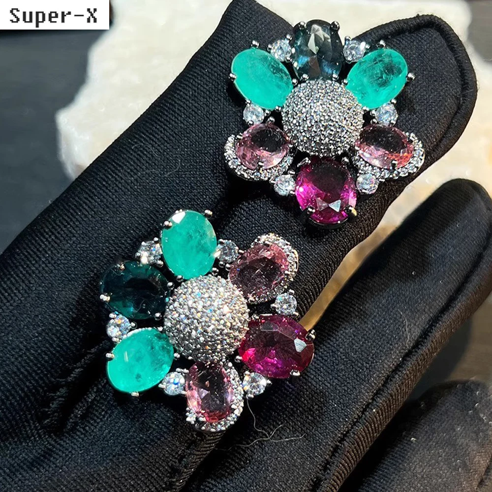 cubic zirconia flower stud earrings for women cute jewelry daily wear dinner party multicolor petals earrings
cubic zirconia flower stud earrings for women cute jewelry daily wear dinner party multicolor petals earrings