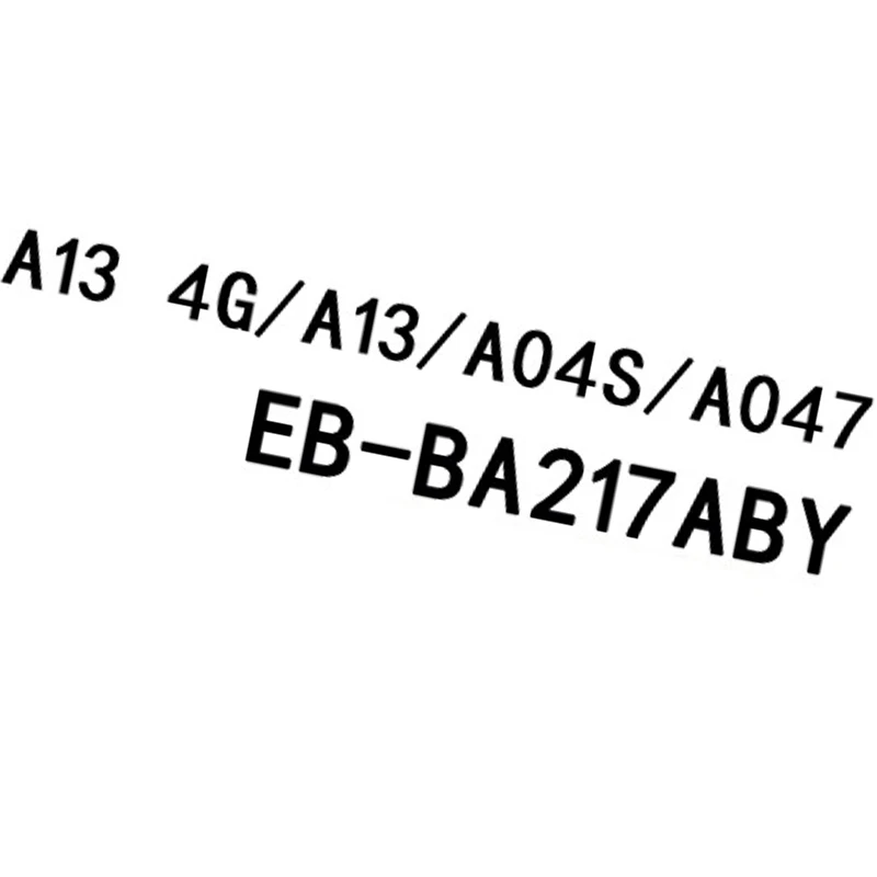 Latest Date 5000mAh EB-BA217ABY Battery For Samsung Galaxy A21S/A12/M02/A02/M12/A13 4G/A13/A04S/A047 Batteries Batterij+Tools
Latest Date 5000mAh EB-BA217ABY Battery For Samsung Galaxy A21S/A12/M02/A02/M12/A13 4G/A13/A04S/A047 Batteries Batterij+Tools