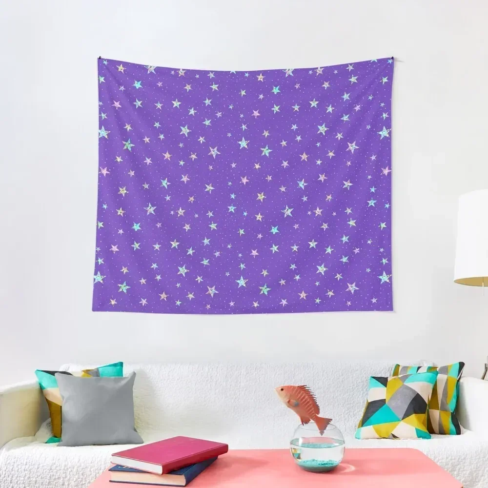 Rainbow Holographic Iridescent Star Confetti Glitter Pattern (Purple) Tapestry Decoration Aesthetic Wallpaper Bedroom Tapestry
Rainbow Holographic Iridescent Star Confetti Glitter Pattern (Purple) Tapestry Decoration Aesthetic Wallpaper Bedroom Tapestry