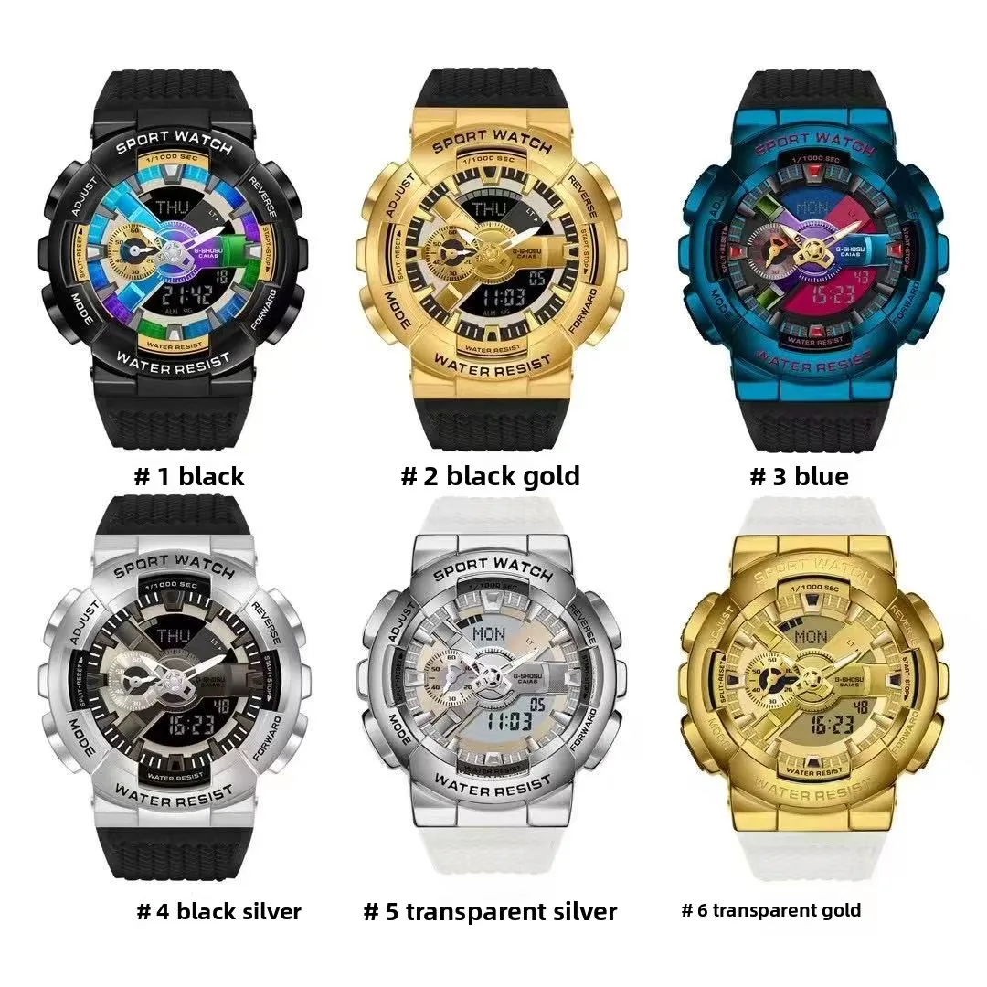 Цифровые электронные часы унисекс, полнофункциональные, мировое время, сплав, автоматическая лампа с ручным подъемом, резиновый ремешок, серия GM Oak
Цифровые электронные часы унисекс, полнофункциональные, мировое время, сплав, автоматическая лампа с ручным подъемом, резиновый ремешок, серия GM Oak