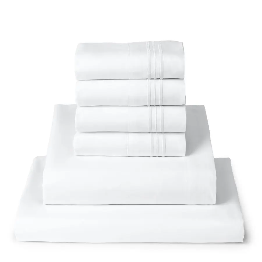 Queen Sheet Set 6Piece Iconic Collection Bedding, Including 4 Pillowcases, 16Inch Deep Pocket, Easy Care, Extra Soft, Cooling Sh
Queen Sheet Set 6Piece Iconic Collection Bedding, Including 4 Pillowcases, 16Inch Deep Pocket, Easy Care, Extra Soft, Cooling Sh