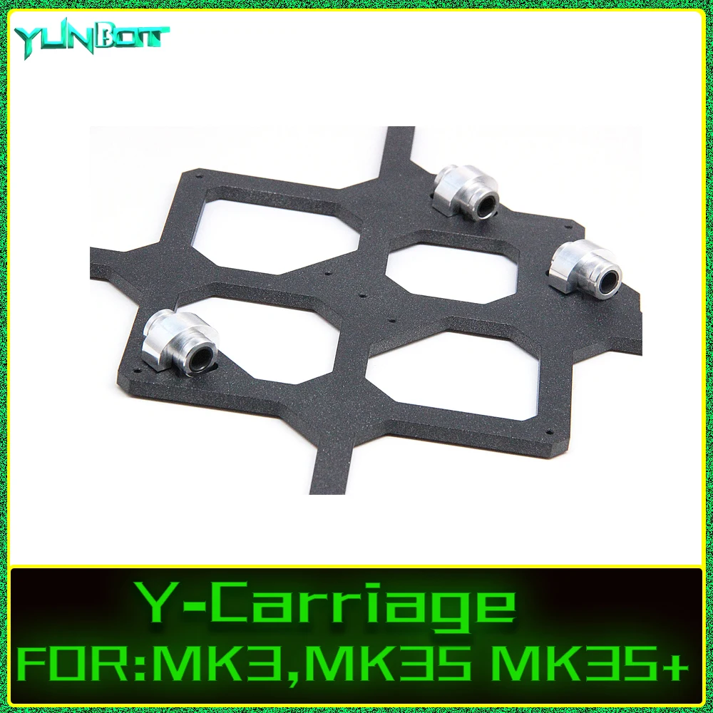 Оригинальная алюминиевая Y-образная каретка Prusa i3 MK3 для 3D принтера с 3 алюминиевыми зажимами LM8UU, запчасти для 3D-принтера Prusa i3
Оригинальная алюминиевая Y-образная каретка Prusa i3 MK3 для 3D принтера с 3 алюминиевыми зажимами LM8UU, запчасти для 3D-принтера Prusa i3