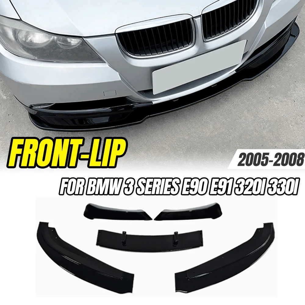 For BMW 3 Series E90 E91 320i 330i 2005-2008 Front Bumper Lip Splitter Body Kit Accessories Car Styling Auto Parts.
For BMW 3 Series E90 E91 320i 330i 2005-2008 Front Bumper Lip Splitter Body Kit Accessories Car Styling Auto Parts.