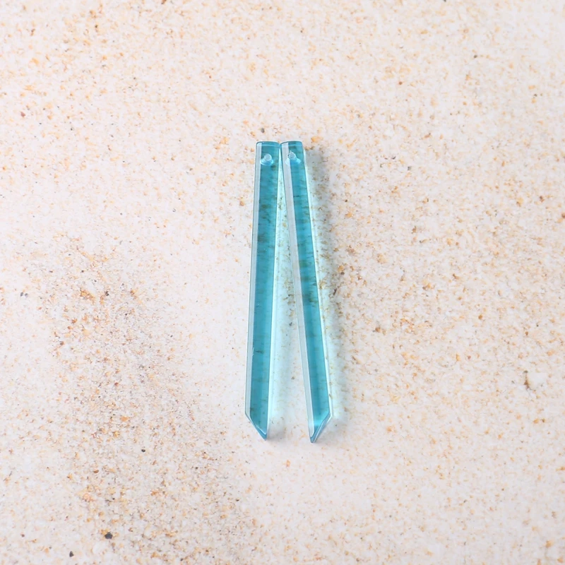 Handmade Piezoelectric Blue Quartz Long Earring Bead Fashion Accessory for Daily Use Women's Gemstone Jewelry 56x4mm 4.7g
Handmade Piezoelectric Blue Quartz Long Earring Bead Fashion Accessory for Daily Use Women's Gemstone Jewelry 56x4mm 4.7g