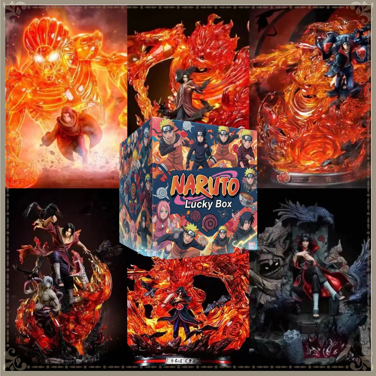 Naruto Anime Figure Sasuke Kakashi Itachi Action Figure Lucky Box Blind Box Lucky Box Draw Mystery Gift Toy Desktop Decoration
Naruto Anime Figure Sasuke Kakashi Itachi Action Figure Lucky Box Blind Box Lucky Box Draw Mystery Gift Toy Desktop Decoration