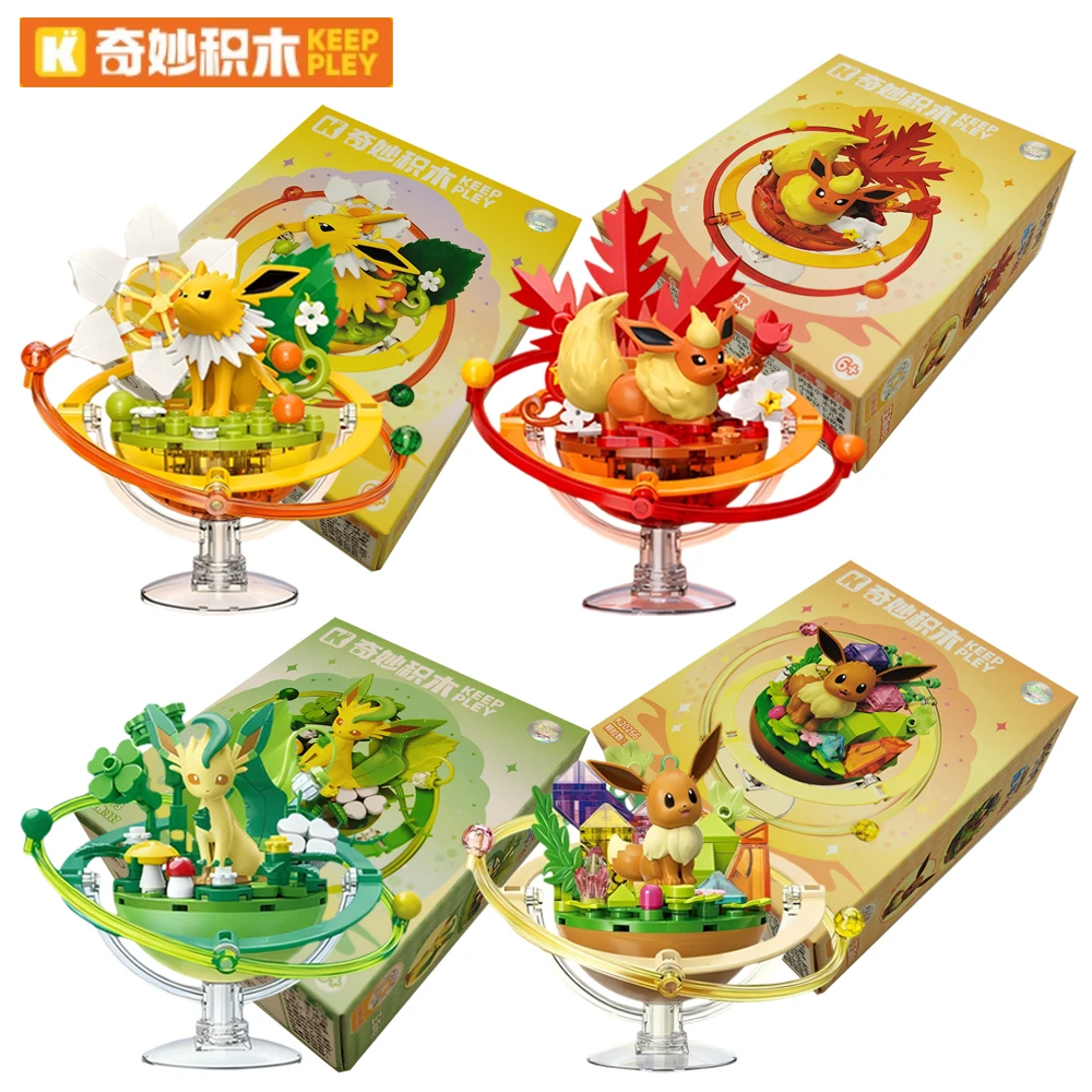 NEW KEEPPLEY Pokemon Cartoon Eevee Family Planet Series Building Blocks Assemble Model Trendy Toy Home Decor Gift for Boys Girls
NEW KEEPPLEY Pokemon Cartoon Eevee Family Planet Series Building Blocks Assemble Model Trendy Toy Home Decor Gift for Boys Girls