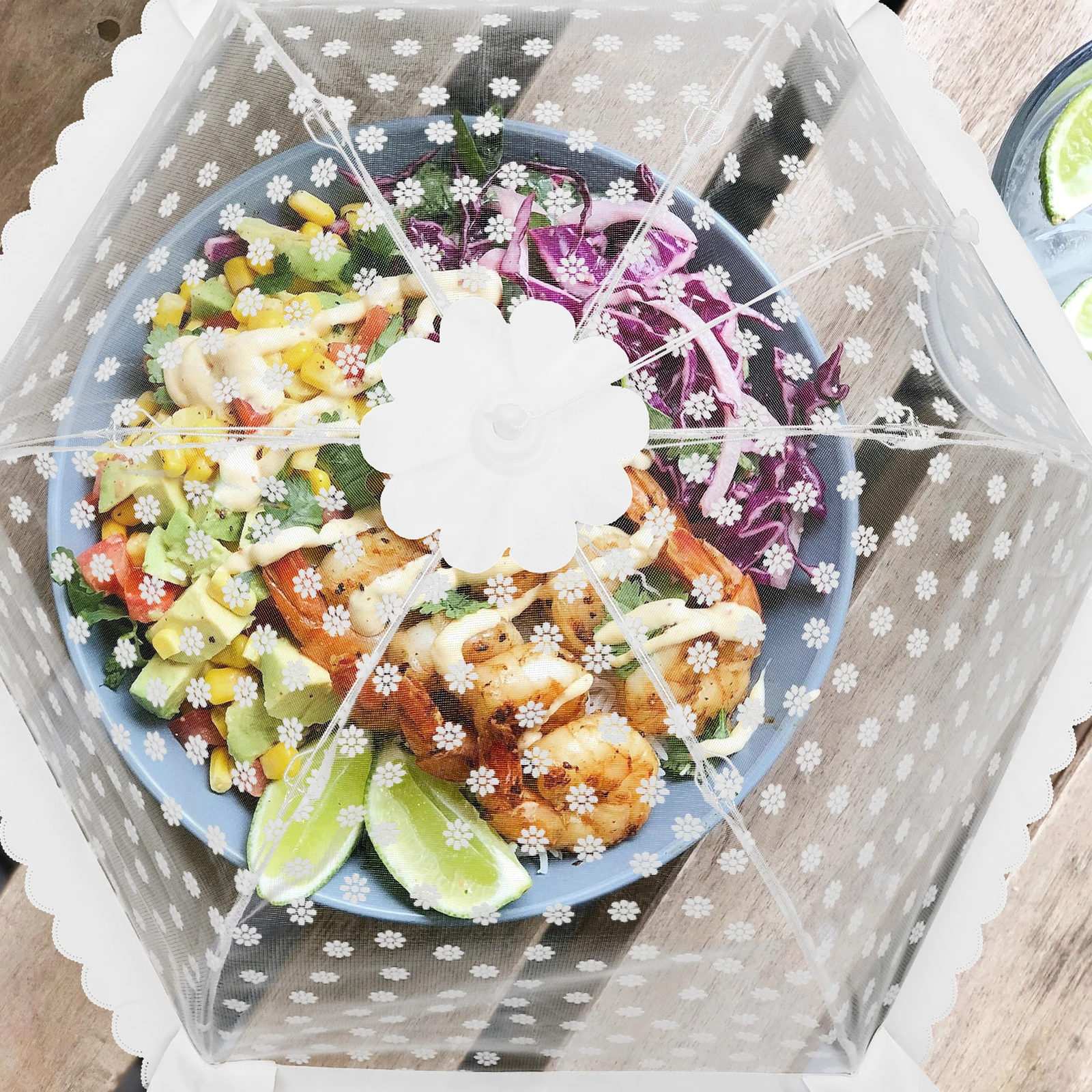 Food Tent Mesh Cover Exquisite Craftsmanship Stylish Design Lightweight Portable Dishes Protector Cuisine Cover
Food Tent Mesh Cover Exquisite Craftsmanship Stylish Design Lightweight Portable Dishes Protector Cuisine Cover