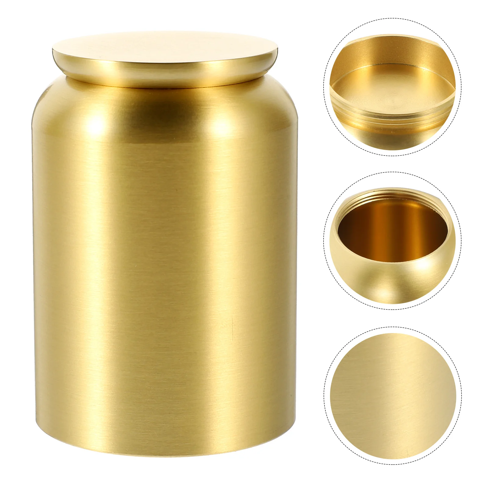 Household Canister Jar Leaves Container Loose-tea Holder Copper Sealed Storage Leaf
Household Canister Jar Leaves Container Loose-tea Holder Copper Sealed Storage Leaf