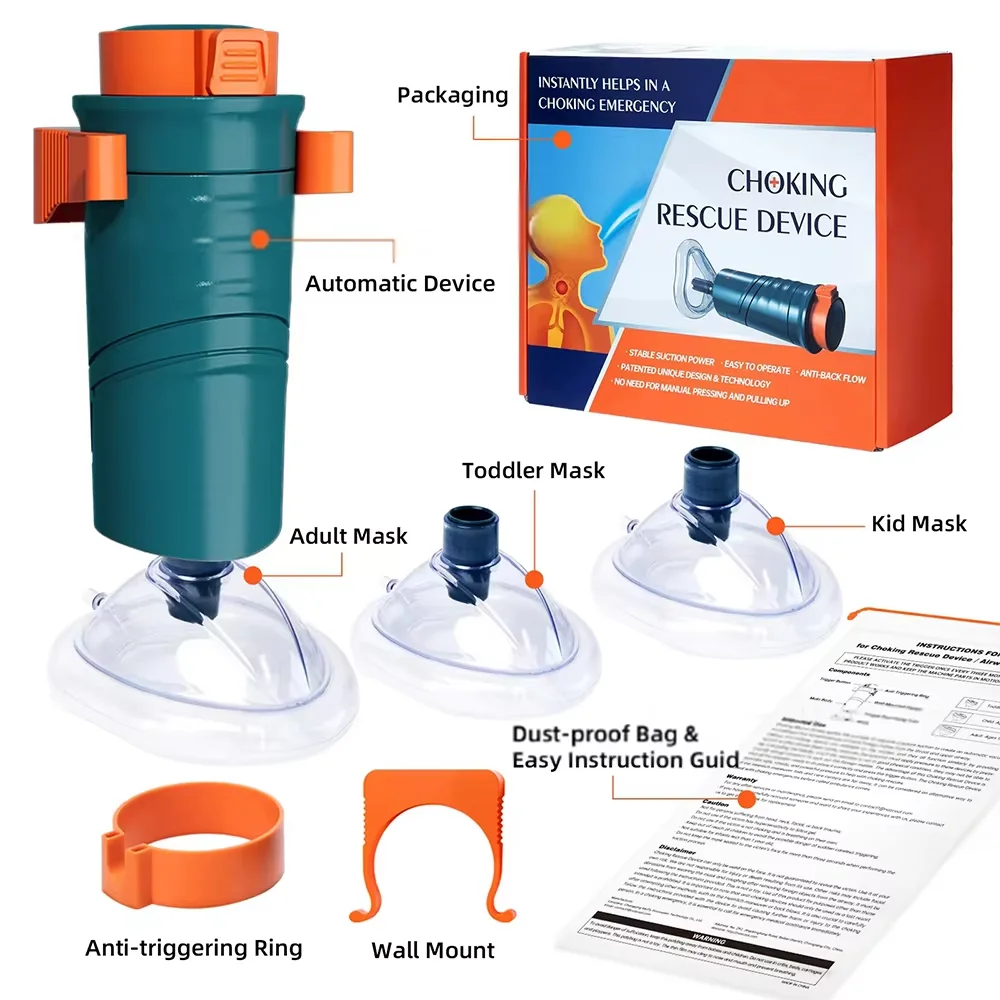 Portable First Aid Kit Auto Heimlich First Aid Choking Rescue Device Home CPR Choking Emergency Device Adult Children Asphyxia
Portable First Aid Kit Auto Heimlich First Aid Choking Rescue Device Home CPR Choking Emergency Device Adult Children Asphyxia