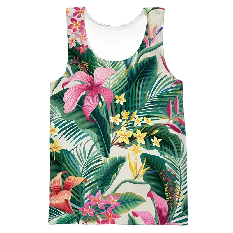 New 3D Tropical Floral Printing Tank Top Tropical Leaves Graphic Tank Tops Men Fashion Clothing Cool Streetwear Vest
New 3D Tropical Floral Printing Tank Top Tropical Leaves Graphic Tank Tops Men Fashion Clothing Cool Streetwear Vest