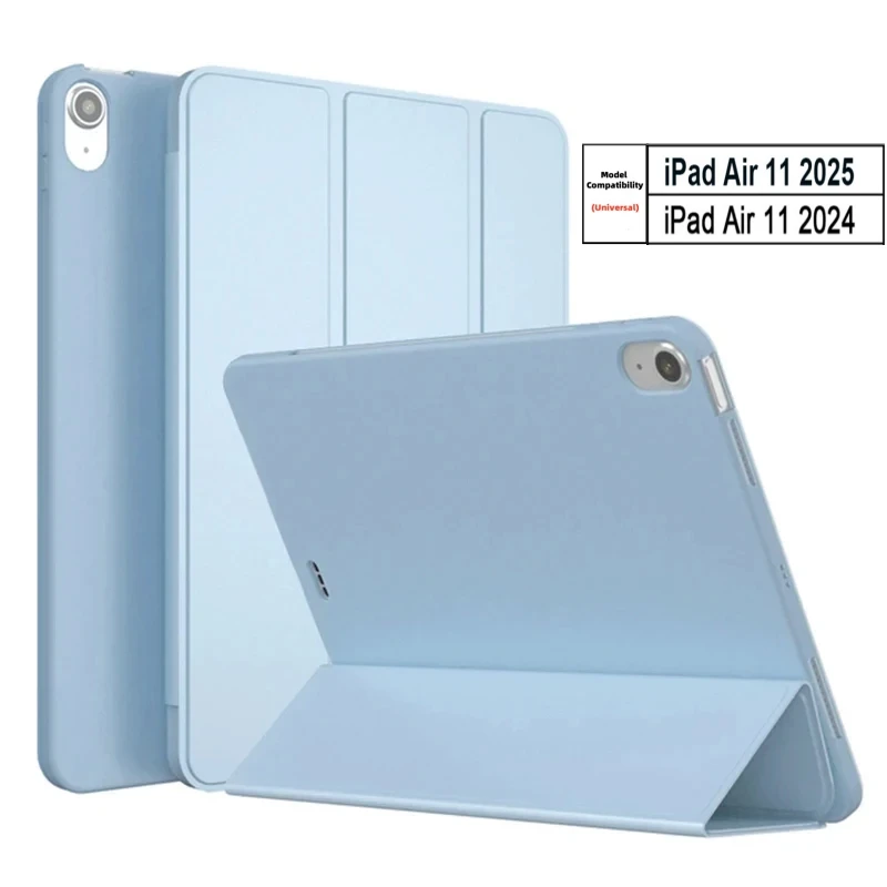 For iPad Air 11 M3 Case 2025 7th A3267 TPU Tri-Fold Flip Magnetic Stand Tablet Cases Case For Apple iPad Air 13 Cover 2024
For iPad Air 11 M3 Case 2025 7th A3267 TPU Tri-Fold Flip Magnetic Stand Tablet Cases Case For Apple iPad Air 13 Cover 2024