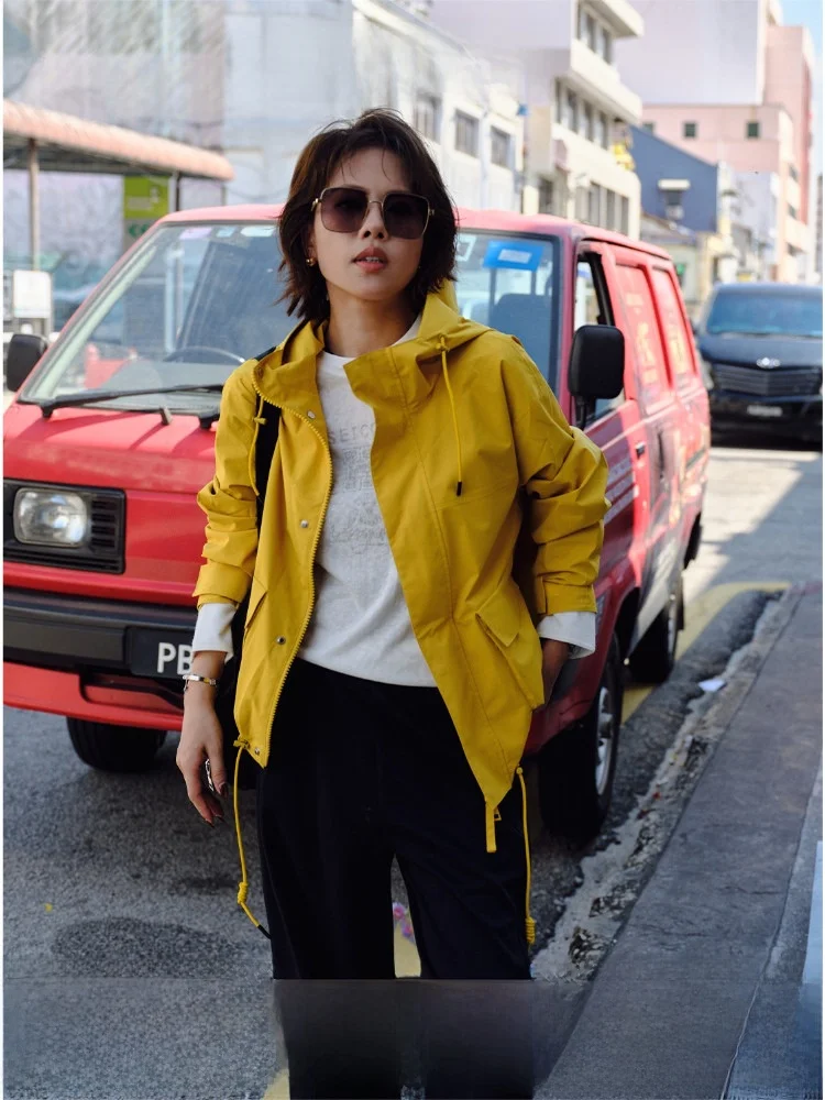 iva Nanfu Jaet Sle Coat with Dstring And Large kets on Both Sides ort Thin Long Sve Women's Spring Faion
iva Nanfu Jaet Sle Coat with Dstring And Large kets on Both Sides ort Thin Long Sve Women's Spring Faion