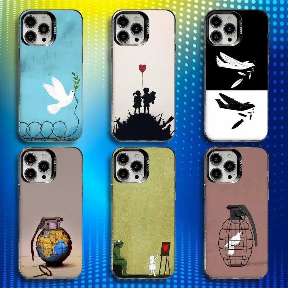 Art Graffiti War Peace Phone Case For iPhone 16,15,14,13,12,11,Mini,Pro,SE,MAX White Matte Shockproof Cover
Art Graffiti War Peace Phone Case For iPhone 16,15,14,13,12,11,Mini,Pro,SE,MAX White Matte Shockproof Cover