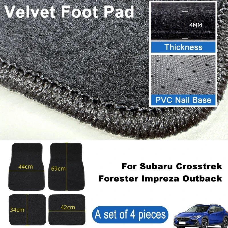 For Subaru Crosstrek Forester Impreza Outback Car Floor Mats Black Non-Slip 4Pcs Front & Rear Foot Mats Carpets Rugs Accessories
For Subaru Crosstrek Forester Impreza Outback Car Floor Mats Black Non-Slip 4Pcs Front & Rear Foot Mats Carpets Rugs Accessories
