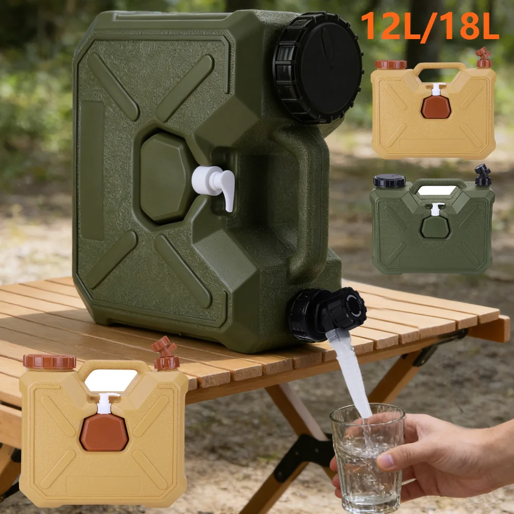 18L/12L Emergency Water Tank Container with Spigot and Hand Sanitizer Bottle No Leakage Camping Bucket for Hiking Picnic Vehicle
18L/12L Emergency Water Tank Container with Spigot and Hand Sanitizer Bottle No Leakage Camping Bucket for Hiking Picnic Vehicle
