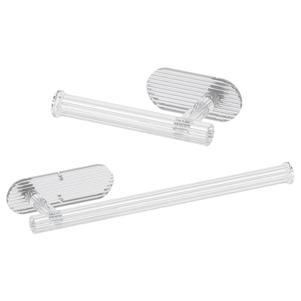 2 Pcs Nail Free Towel Rack Bin Acrylic Wall Hooks Self Adhesive Long Bar Bathroom Furnitures
2 Pcs Nail Free Towel Rack Bin Acrylic Wall Hooks Self Adhesive Long Bar Bathroom Furnitures