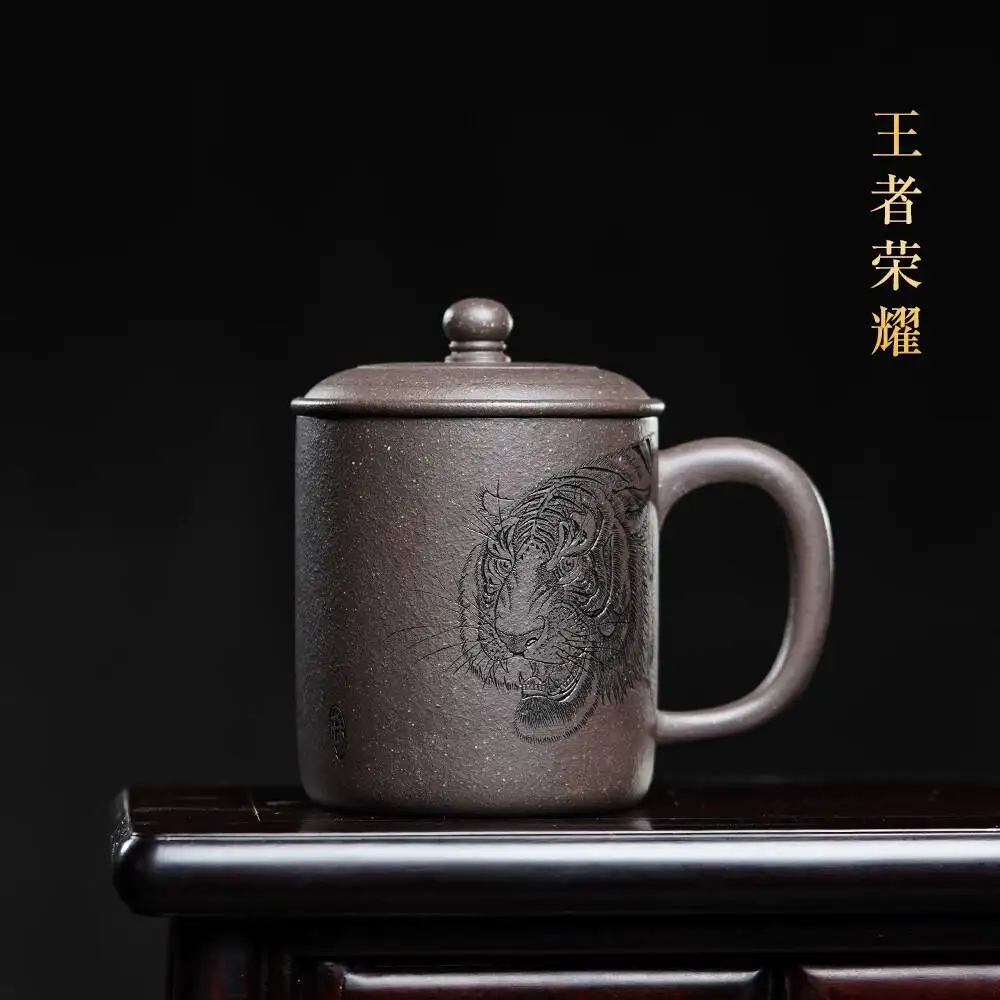 Yihu Chun High-End Purple Cla Tea Master's Pure Handmade Lidded Cup, Original Mineral Large Water Pond Azure Cla, King Of
Yihu Chun High-End Purple Cla Tea Master's Pure Handmade Lidded Cup, Original Mineral Large Water Pond Azure Cla, King Of