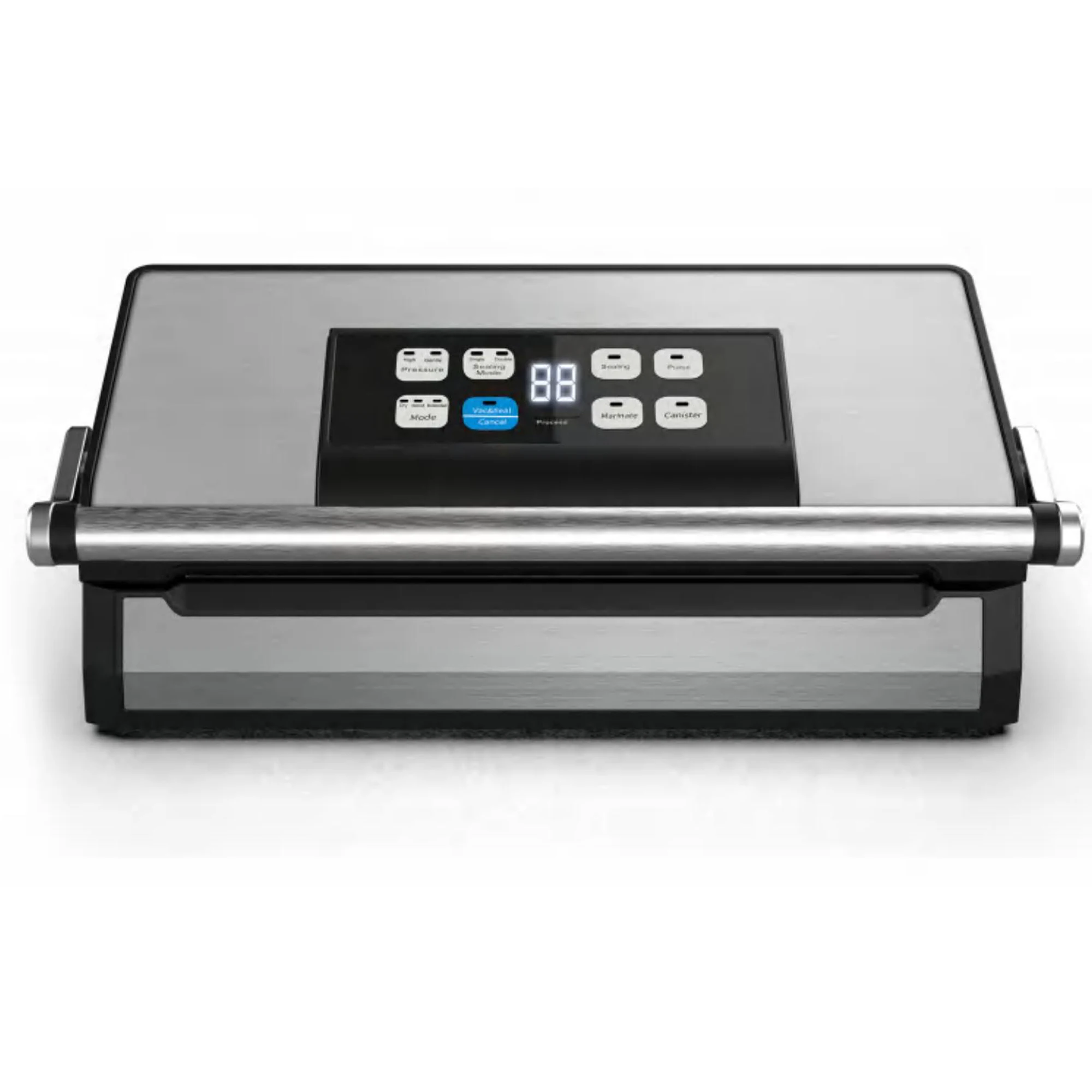 Stainless Steel Vacuum Sealer Machine for Food Packaging with Dry&Moist Modes Pulse Canister and Marinate Vacuum Sealer
Stainless Steel Vacuum Sealer Machine for Food Packaging with Dry&Moist Modes Pulse Canister and Marinate Vacuum Sealer