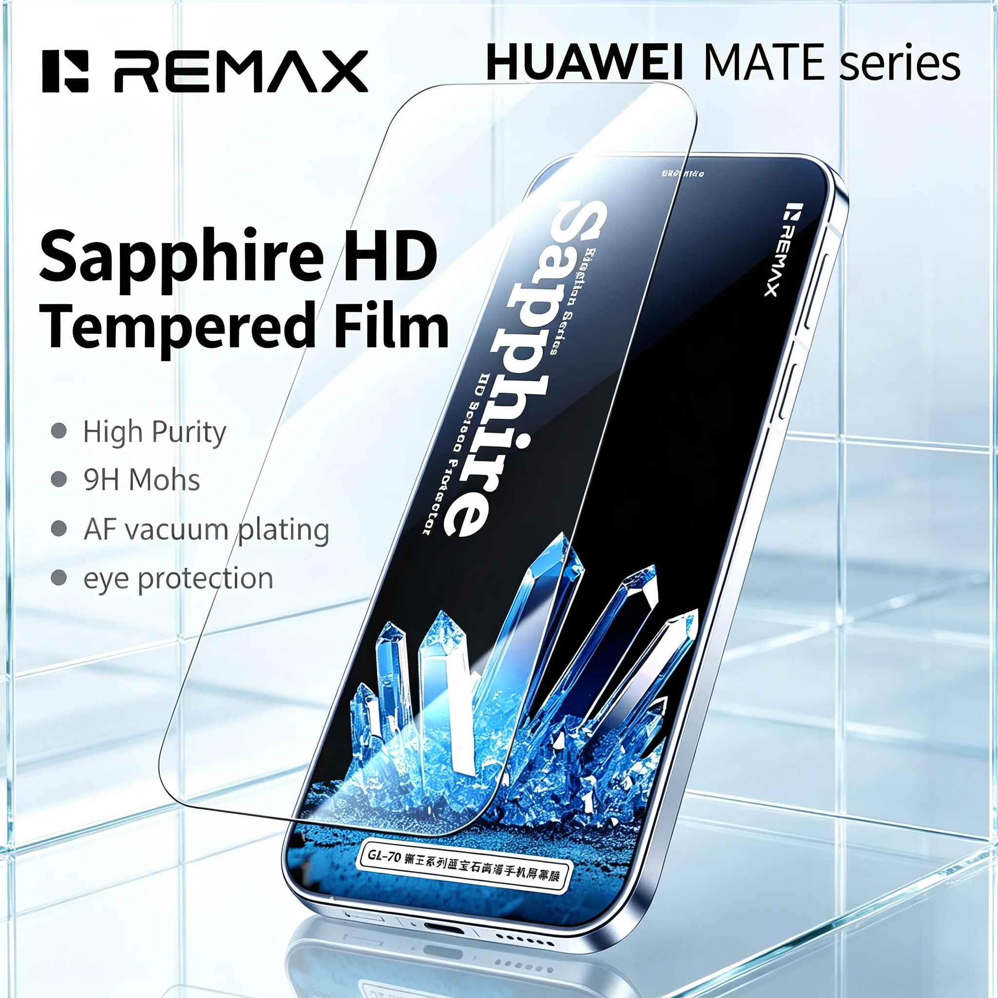 REMAX 3D Curved Full Cover Tempered Glass Screen Protector 9H Hardness Sapphire Antibacterial Scratch Resistant for huawei mate
REMAX 3D Curved Full Cover Tempered Glass Screen Protector 9H Hardness Sapphire Antibacterial Scratch Resistant for huawei mate
