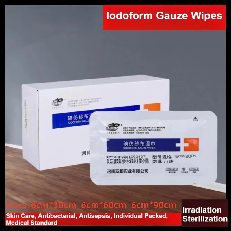 10PCS Antiseptic Iodoform Gauze Packing Strips Radiation Sterilized Individually Wrapped Disposable Wound Medical Wick Dressing
10PCS Antiseptic Iodoform Gauze Packing Strips Radiation Sterilized Individually Wrapped Disposable Wound Medical Wick Dressing