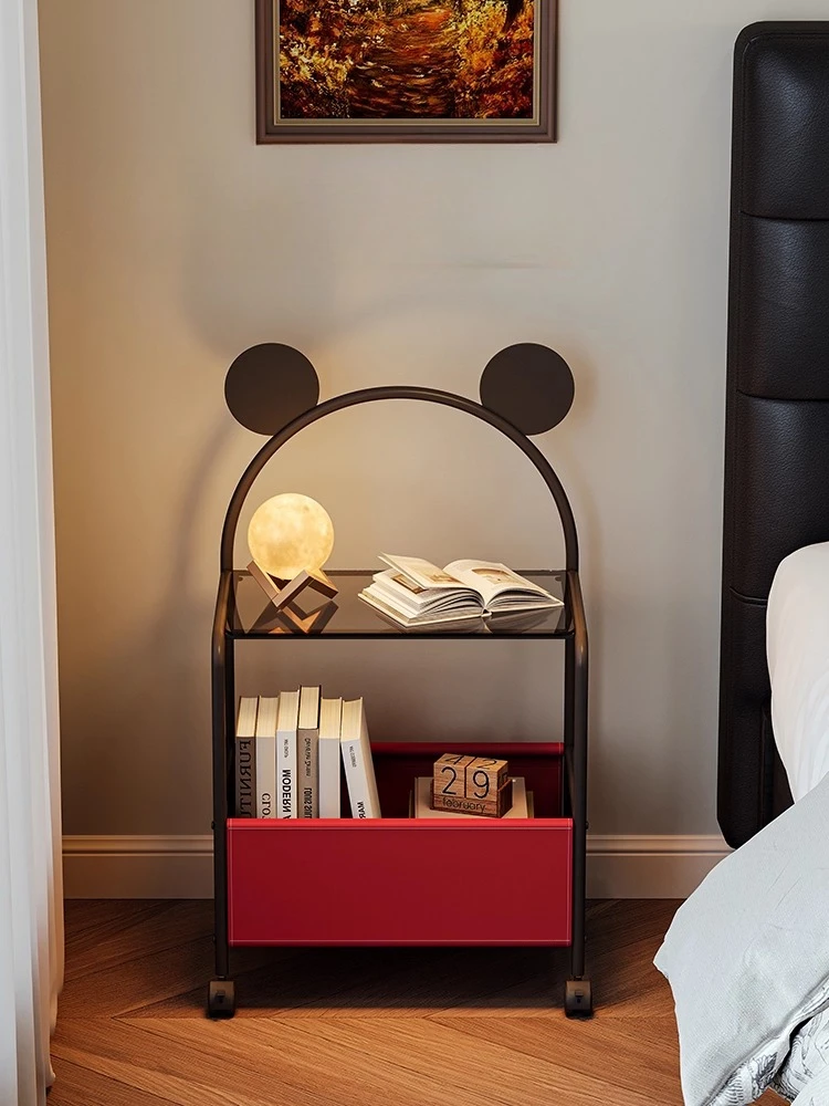 Small Bedside Table Home Bedroom Mobile Storage Rack
Small Bedside Table Home Bedroom Mobile Storage Rack