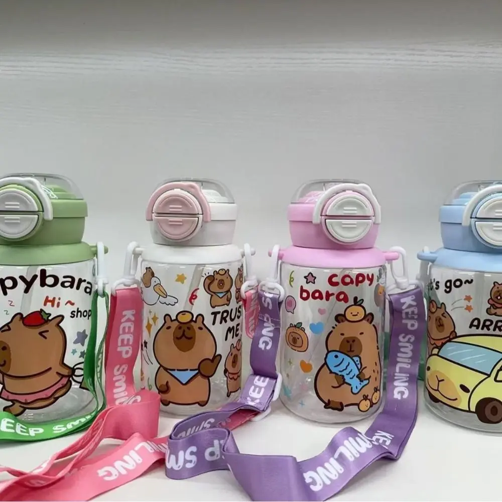 500ml Capybara Water Bottles Cute Large Capacity Transparent Plastic Cup Milk Cup with Lid Straw Capybara Drinking Bottle
500ml Capybara Water Bottles Cute Large Capacity Transparent Plastic Cup Milk Cup with Lid Straw Capybara Drinking Bottle