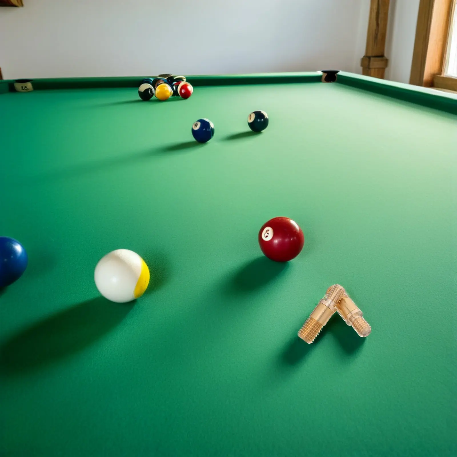 2 комплекта медных винтов-штифтов для соединения кия, набор для ремонта бильярдных киев, аксессуары для бильярда
2 комплекта медных винтов-штифтов для соединения кия, набор для ремонта бильярдных киев, аксессуары для бильярда