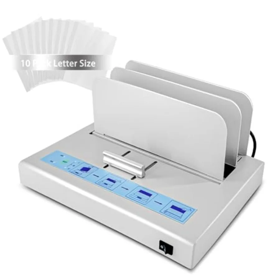 Thermal Binding Machine 500 Sheets Capacity Metal Book Binding Material with 10 Letter Size Envelopes A3/A4/A5 Document Heat Bi
Thermal Binding Machine 500 Sheets Capacity Metal Book Binding Material with 10 Letter Size Envelopes A3/A4/A5 Document Heat Bi