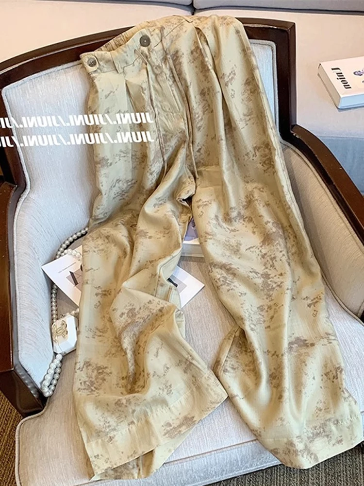 New 2024 High Waist Straight Leg Wide Leg Pants Women plus Size Casual Pants Floral Print Retro Chinese Style plus Size Slimming
New 2024 High Waist Straight Leg Wide Leg Pants Women plus Size Casual Pants Floral Print Retro Chinese Style plus Size Slimming