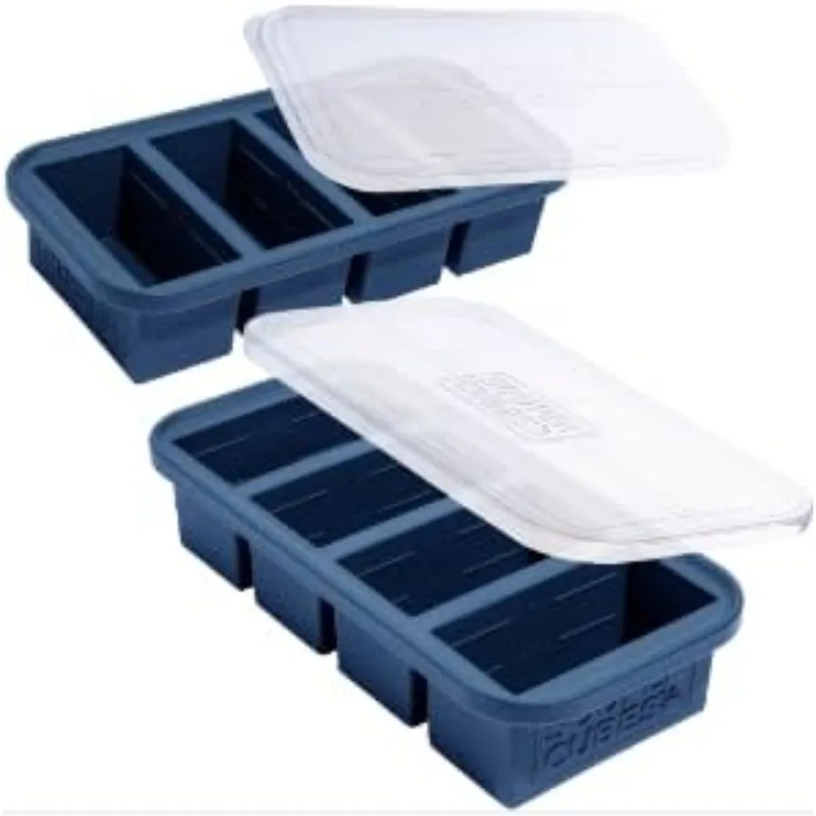 Souper Cubes 1 Cup Silicone Freezer Molds with Lids - Soup Cubes Freezer Tray with Lid - Perfect for Freezing Broth Rice Indivi
Souper Cubes 1 Cup Silicone Freezer Molds with Lids - Soup Cubes Freezer Tray with Lid - Perfect for Freezing Broth Rice Indivi
