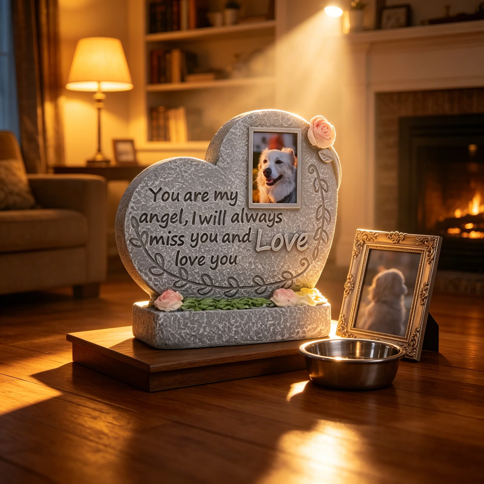 Pet Memorial Resin Tombstone for Dogs & Cats, Funeral Decor Commemorative Plaque Ornament
Pet Memorial Resin Tombstone for Dogs & Cats, Funeral Decor Commemorative Plaque Ornament