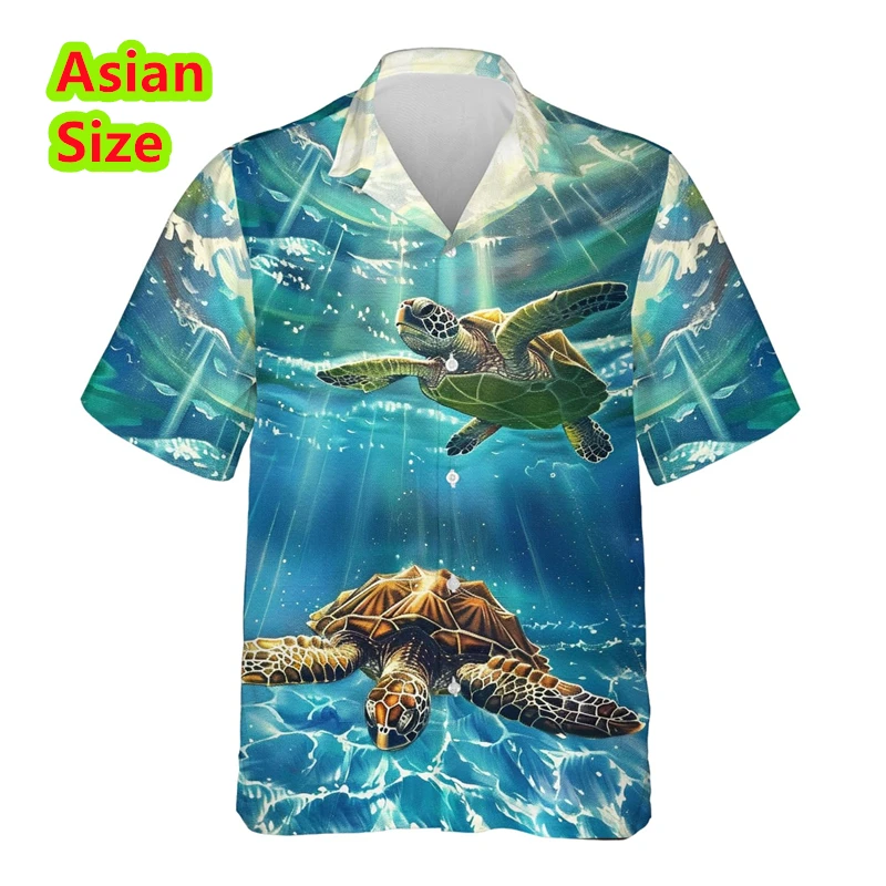New Hawaiian Shirt For Men Summer 3d Sea Turtle Dolphin Printed Short Sleeves Button Shirts Casual Beach Holidays Women Blouse
New Hawaiian Shirt For Men Summer 3d Sea Turtle Dolphin Printed Short Sleeves Button Shirts Casual Beach Holidays Women Blouse