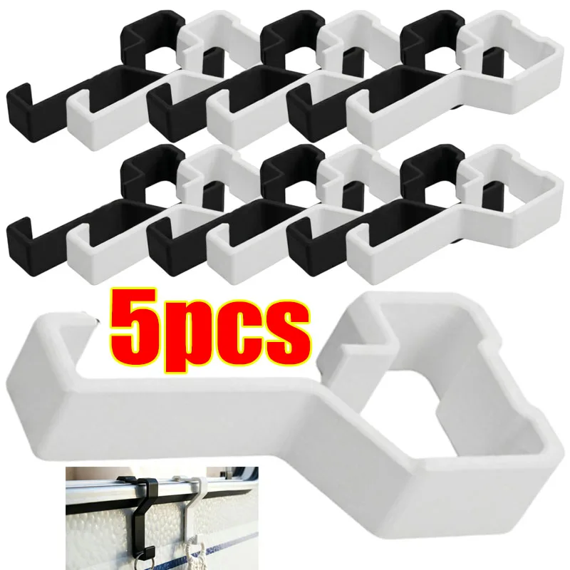 PE Plastic Hanger for Camper Trailer Boat Black/White RV Window Curtain Hook No Drill Clip-On Space-Saving Storage Organizer
PE Plastic Hanger for Camper Trailer Boat Black/White RV Window Curtain Hook No Drill Clip-On Space-Saving Storage Organizer