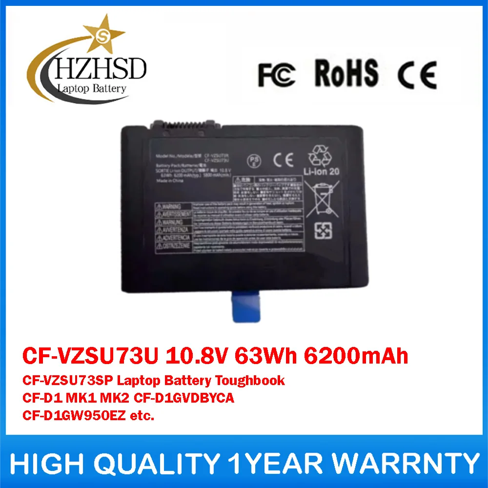 CF-VZSU73U 10.8V 63Wh 6200mAh CF-VZSU73SP Genuine Original Laptop Battery For Panasonic Toughbook CF-D1 MK1 MK2 CF-D1GVDBYCA
CF-VZSU73U 10.8V 63Wh 6200mAh CF-VZSU73SP Genuine Original Laptop Battery For Panasonic Toughbook CF-D1 MK1 MK2 CF-D1GVDBYCA
