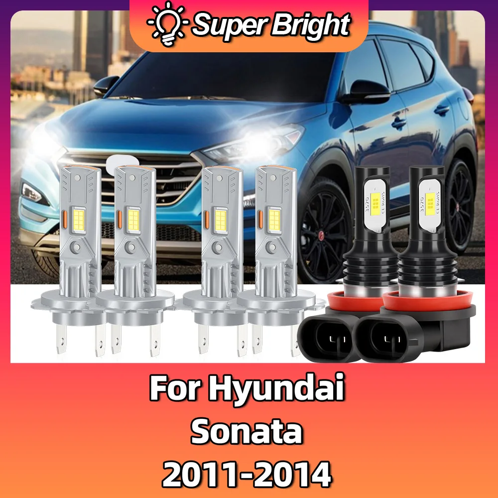 2/6PCS Upgraded LED Light Bulb LED Headlight Mini Size 30000LM 6000K Super White For Hyundai Sonata 2011-2014 Fog lights Lamp
2/6PCS Upgraded LED Light Bulb LED Headlight Mini Size 30000LM 6000K Super White For Hyundai Sonata 2011-2014 Fog lights Lamp